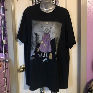 Xavier 3 eyed cat T-shirt